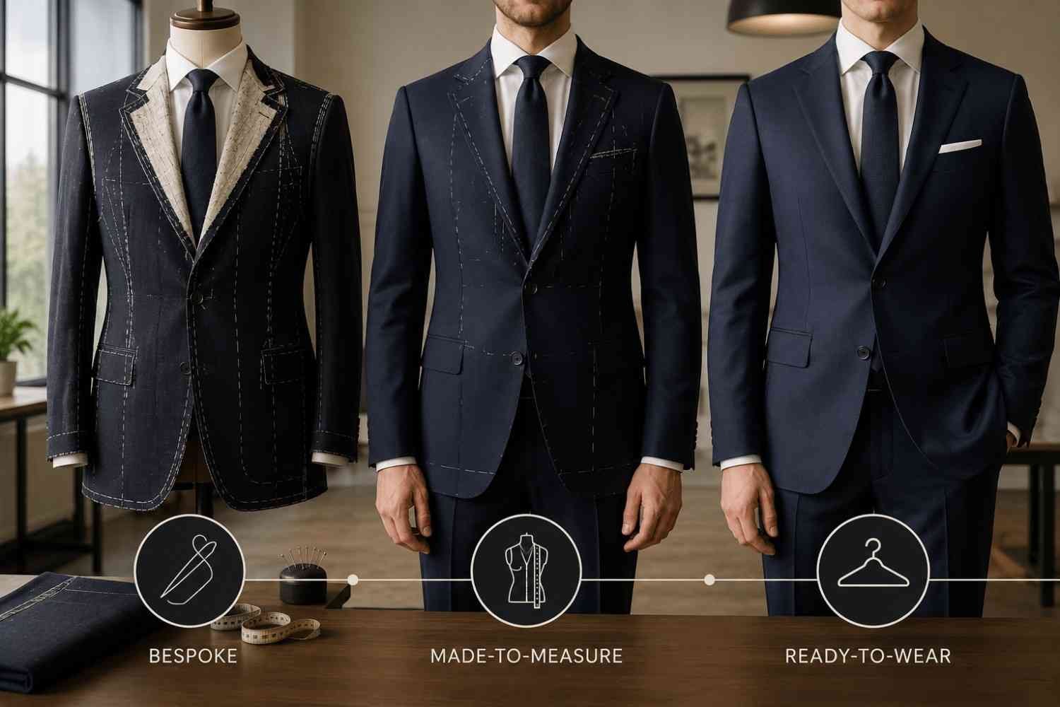 Bespoke vs. Made-to-Measure vs. Ready-to-Wear