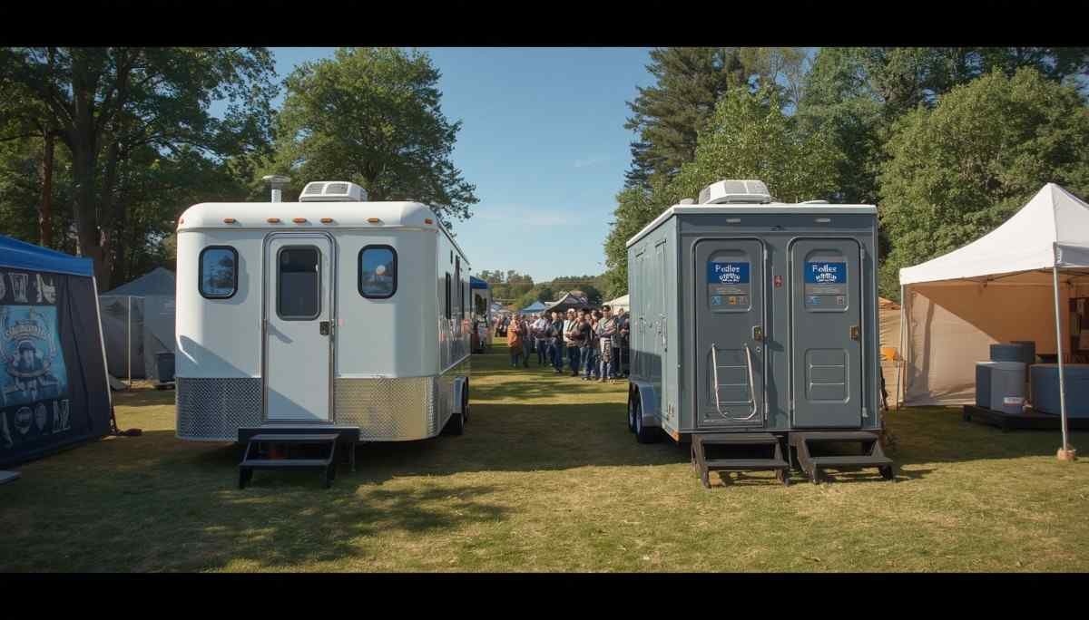 What Are the Essential Components of Premium Restroom Trailers
